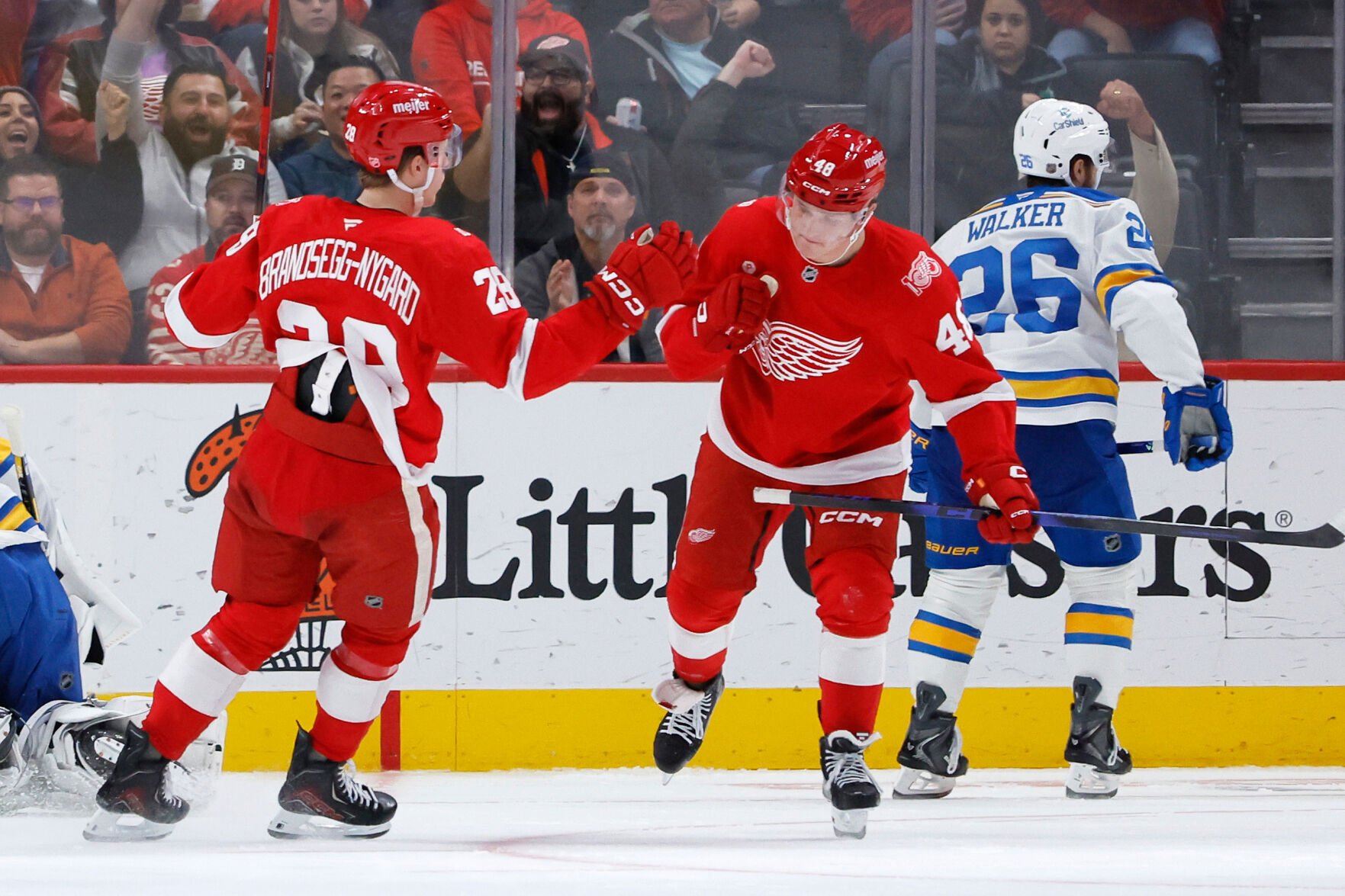 Blues Red Wings Hockey